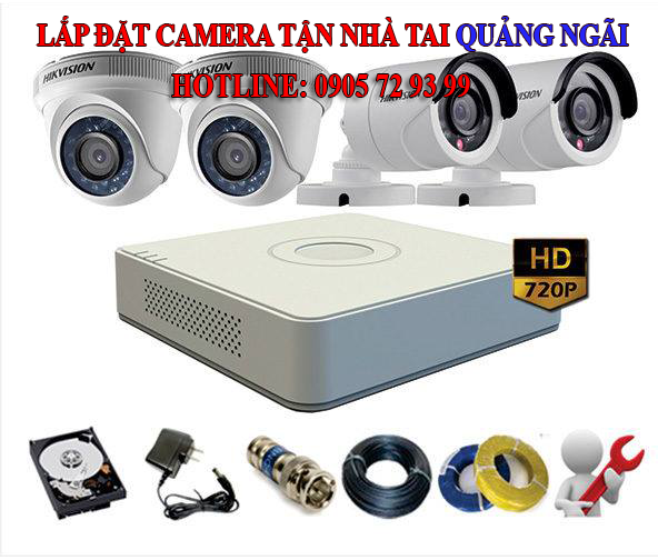 Thiết kế, thi công lắp đặt hệ thống Camera tại Quảng Ngãi